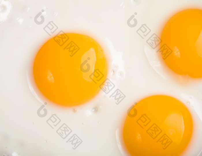 早餐煎蛋蛋黄摄影图