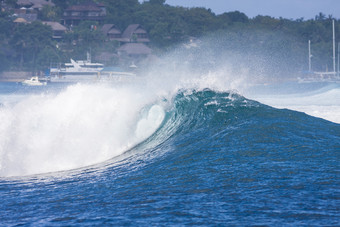 大海波浪<strong>浪花摄影图</strong>