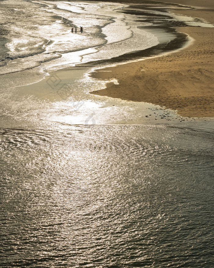 海岸浅滩海水海滩