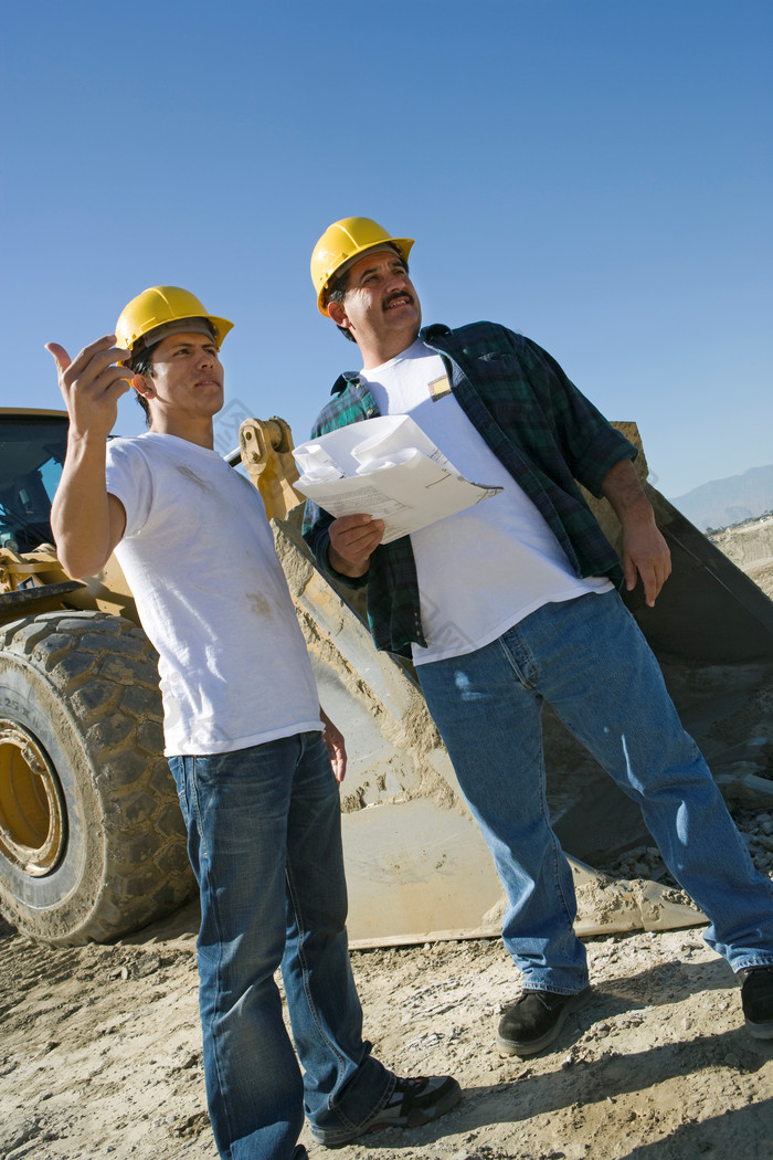 施工的建筑工人