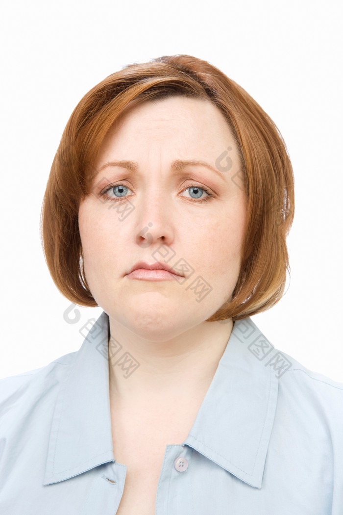 委屈表情的女人