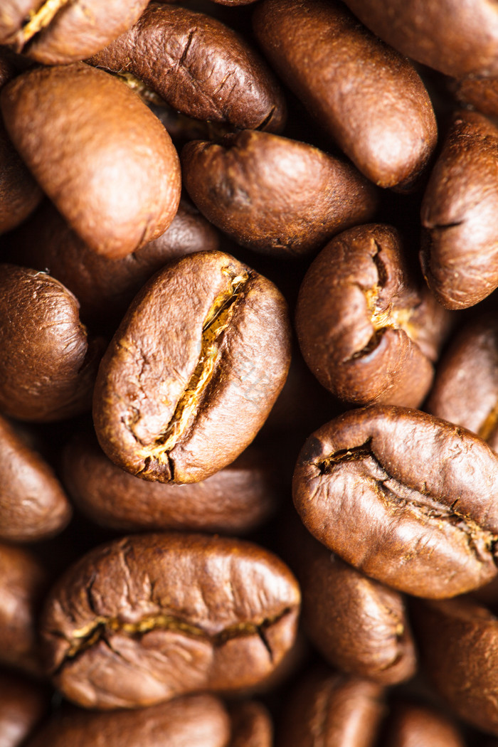 现磨咖啡咖啡豆豆子图片