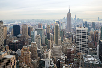 纽约城市高楼大厦摄影图