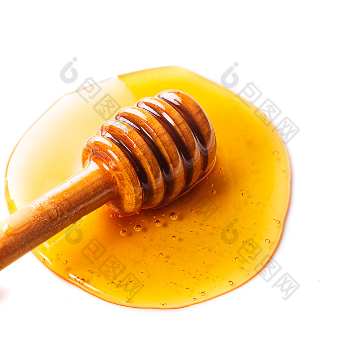 蜂蜜上的木棒摄影图