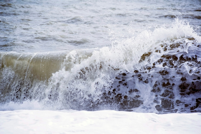 海洋内海淡水湖波浪