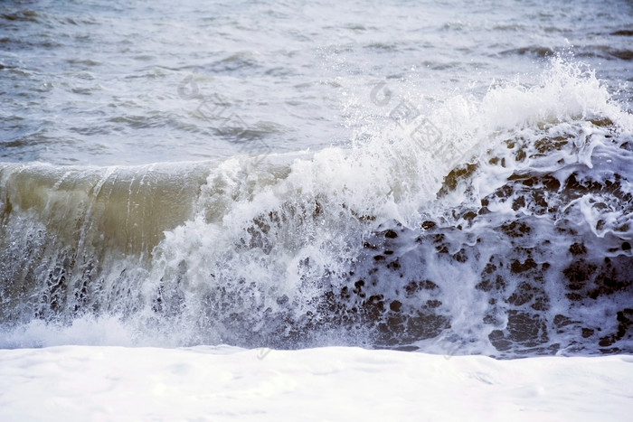 海洋内海淡水湖波浪