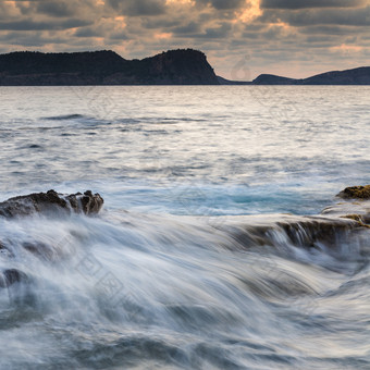 大海波浪浪花<strong>海水</strong>