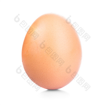 单只生鲜鸡蛋摄影图