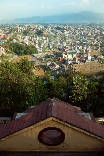 清新尼泊尔<strong>城市</strong>摄影图
