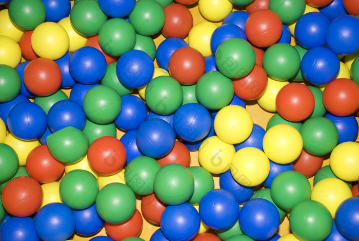 彩色塑料球
