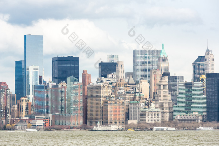 曼哈顿高楼大厦摄影图