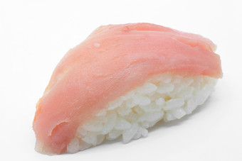 简约鱼肉寿司摄影图