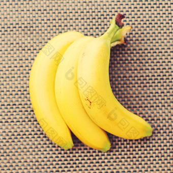 黄香蕉<strong>水果摄影图</strong>