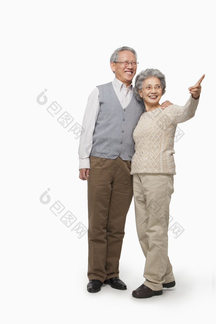 幸福的老年人夫妻