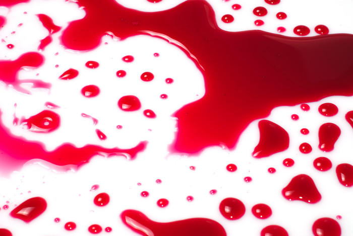 流动的血液摄影图