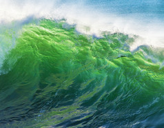 淡水湖海洋波浪摄影图