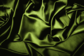 绿色调光滑丝绸摄影图