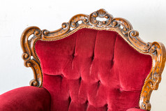 红色椅子家具摄影图