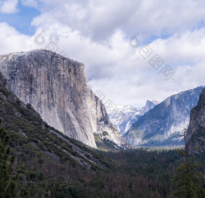 大自然风景风光旅游蓝天白云高山山顶山峰摄