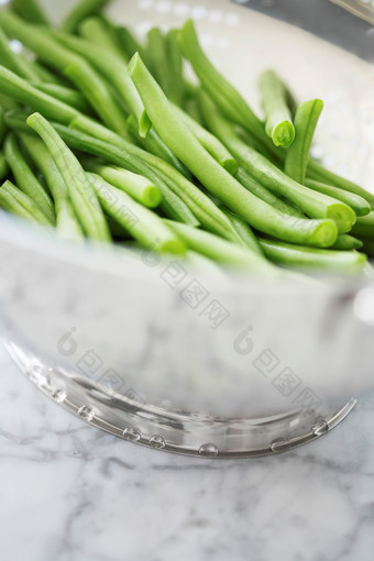 绿色蔬菜<strong>豆角</strong>摄影图