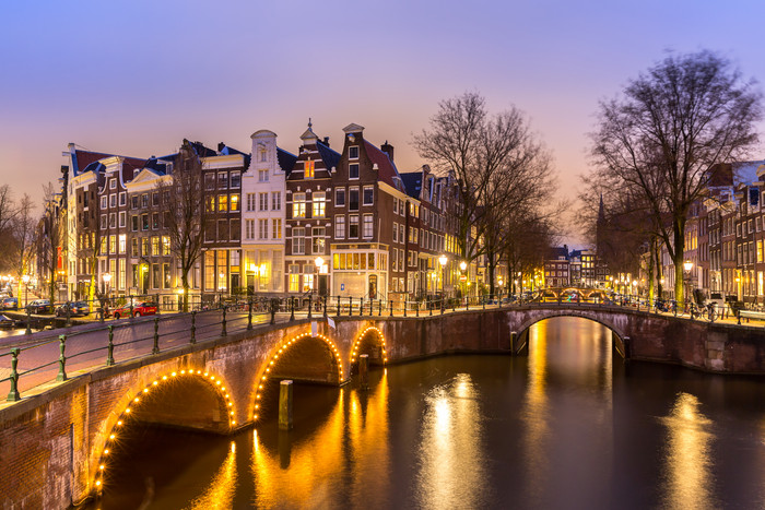 阿姆斯特丹住房小桥建筑