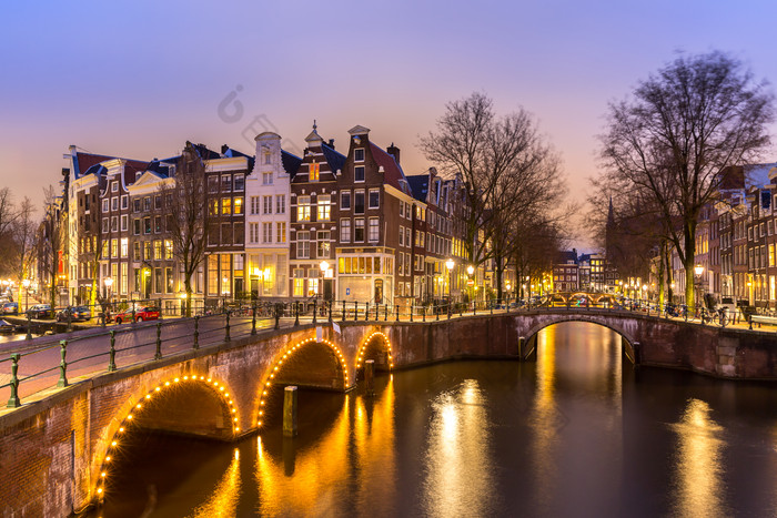 阿姆斯特丹住房小桥建筑