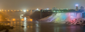 暗色调夜晚的大桥摄影图