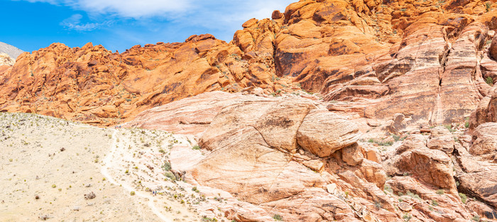 峡谷山谷红色的大自然风景照片旅游摄影