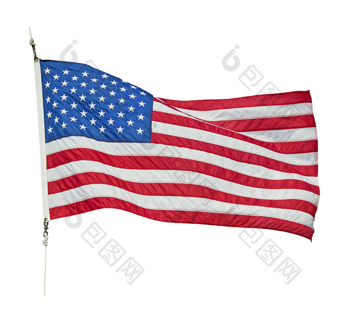 简约风美国国旗摄影图
