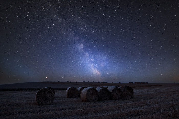 银河系星空摄影图