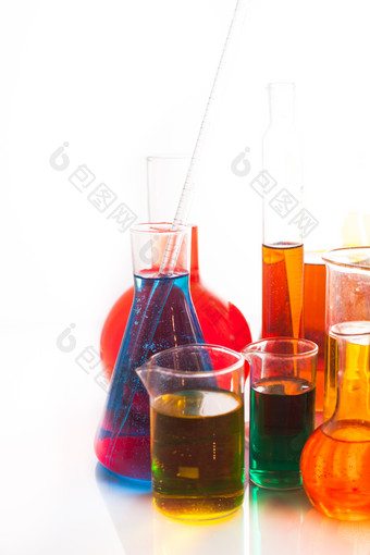 彩色化学药水摄影图