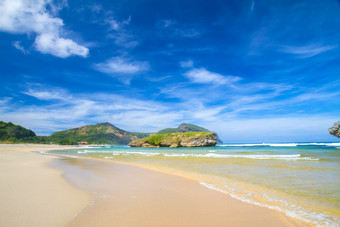 <strong>海边图片</strong>海浪冲击海水度假旅游风景