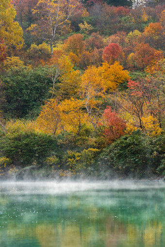 秋天秋季山水摄影图
