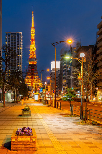 东京日本夜晚城市