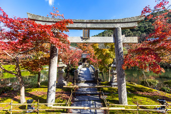 京都寺庙的摄影图