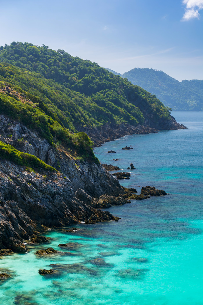 淡水湖海滩海景摄影图