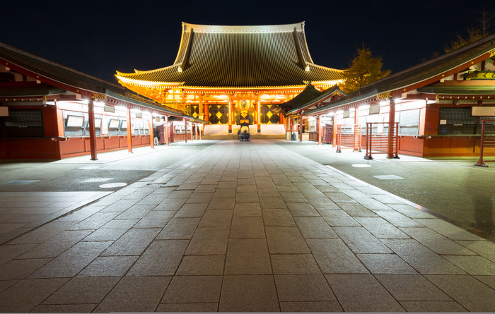 日本东京寺庙摄影图