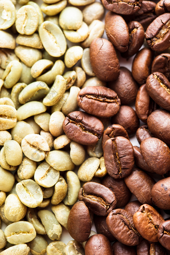咖啡豆饮品图片