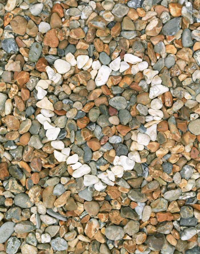 简约心型鹅卵石摄影图