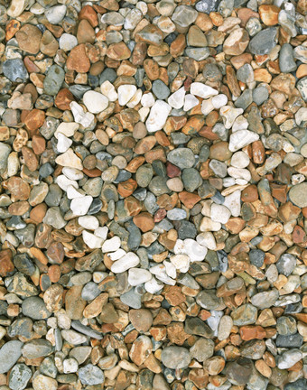 简约心型鹅卵石摄影图