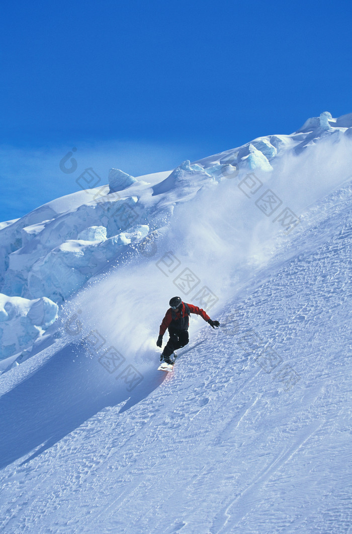 冒险滑雪的男子摄影团