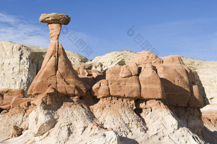 岩石自然地貌摄影图