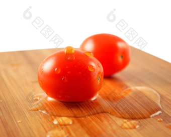 红色调新鲜西红柿摄影图