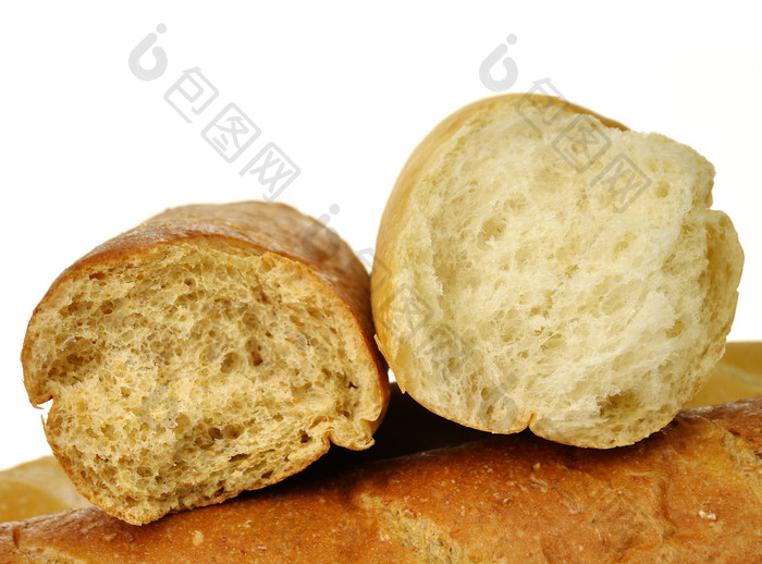 深色调营养面包摄影图