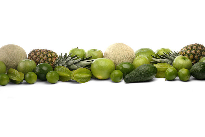 绿色水果果实摄影图