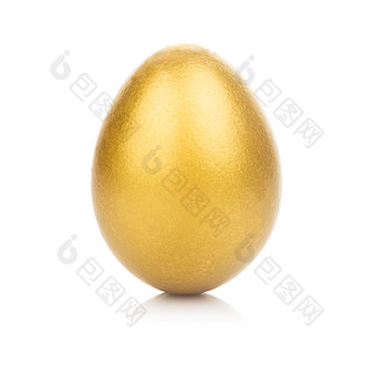 金色金蛋装饰品摄影图
