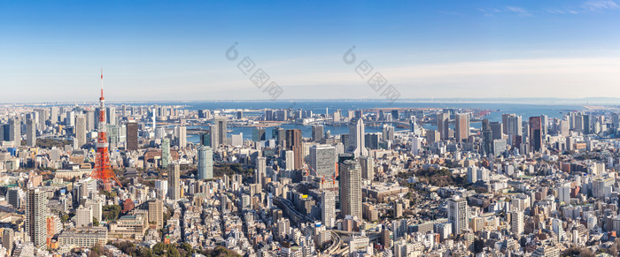 东京城市高楼建筑