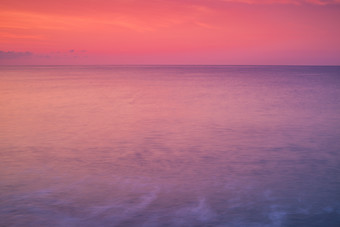 黄昏<strong>海洋</strong>海面风景