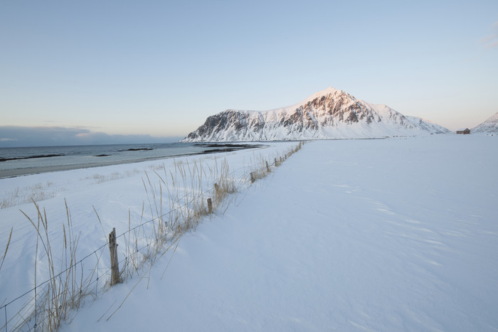 冬天白雪雪地风景