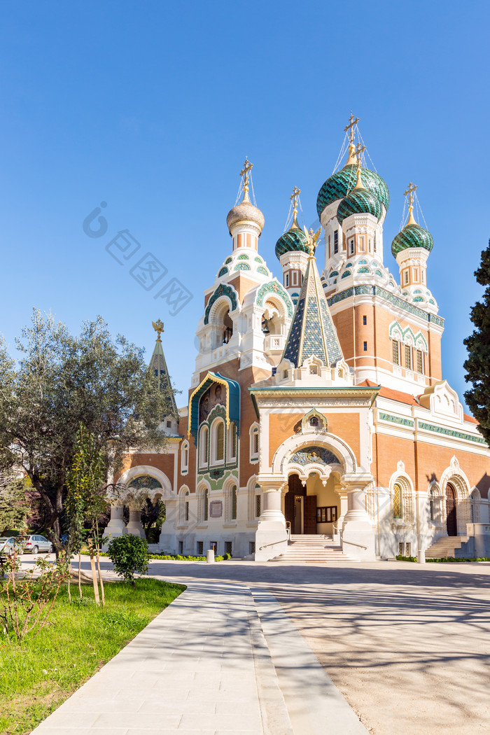 俄罗斯城镇大教堂